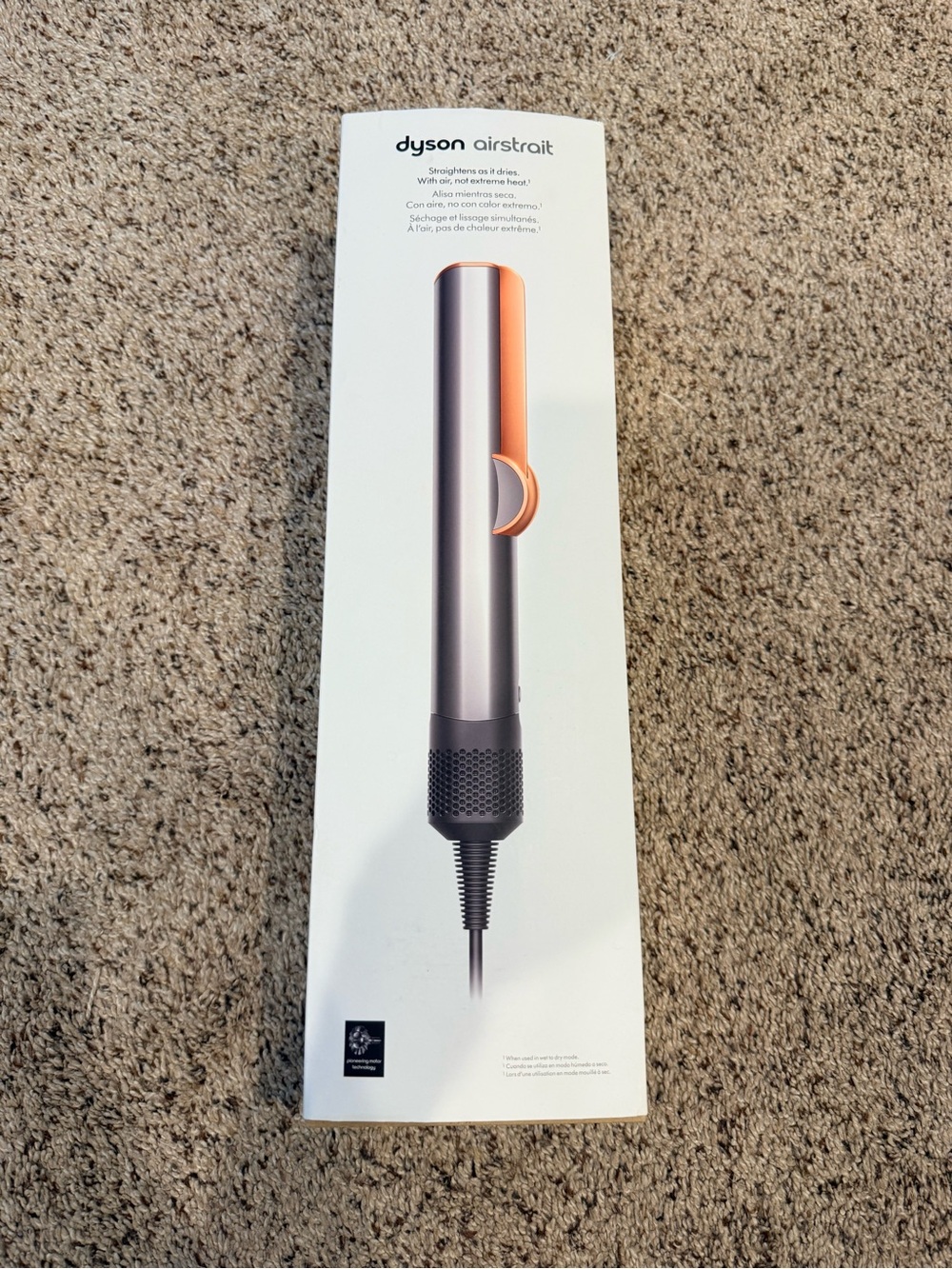 Dyson Airsrait Hair Straightener - Silver with Copper Accent